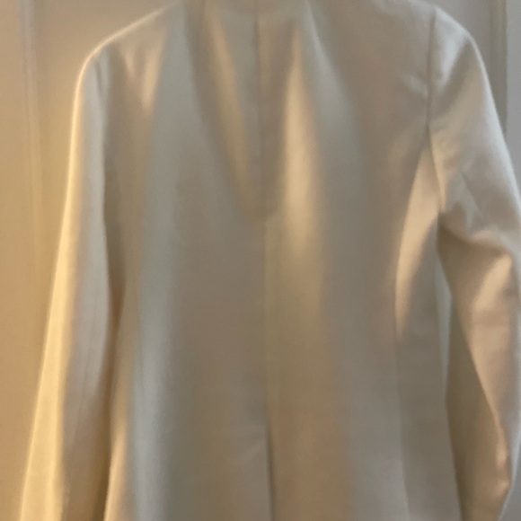 J Crew Parke Blazer in stretch linen blend size 00 White - Picture 4 of 8